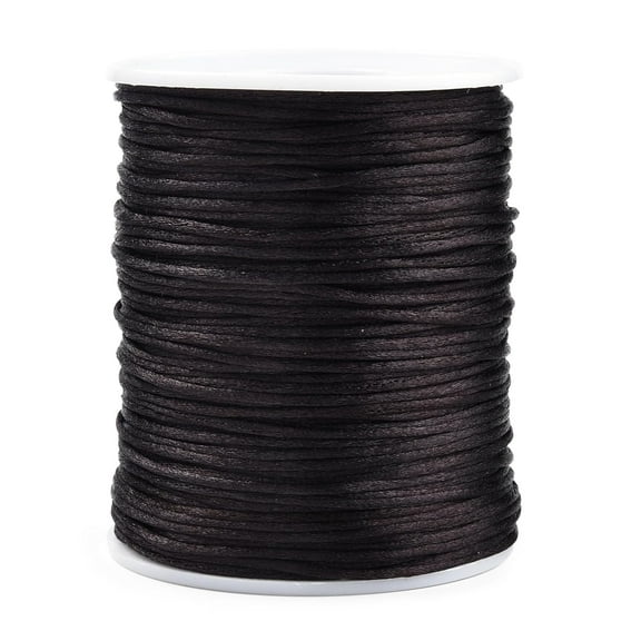 Polyester Cord Coconut Brown 1.5mm about 109.36 yards(100m)/roll