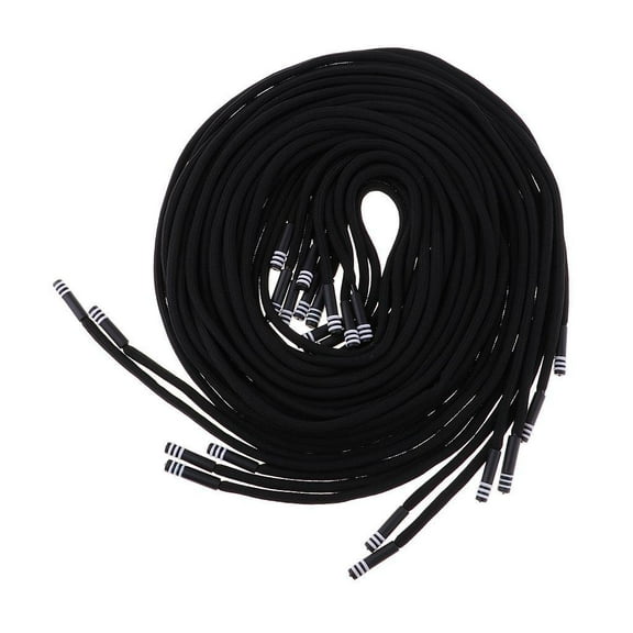 Polyester Cord Cord Replacement Drawstring Elastic for Sports Pants Waist Hoodies, 10 Pieces - 04 Black