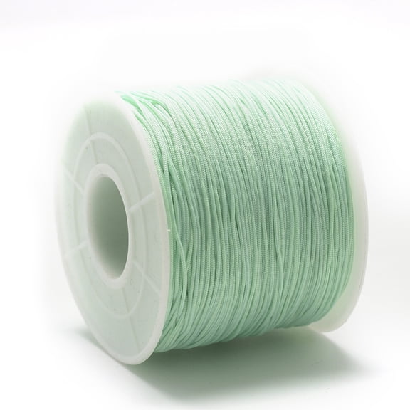 Polyester Cords Aquamarine 0.5~0.6mm about 131.23~142.16 yards(120~130m)/roll Polyester