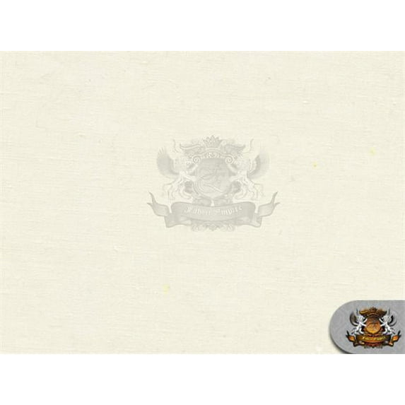 Polyester Cotton Broadcloth IVORY Fabric / 60" W / Sold By the Yard