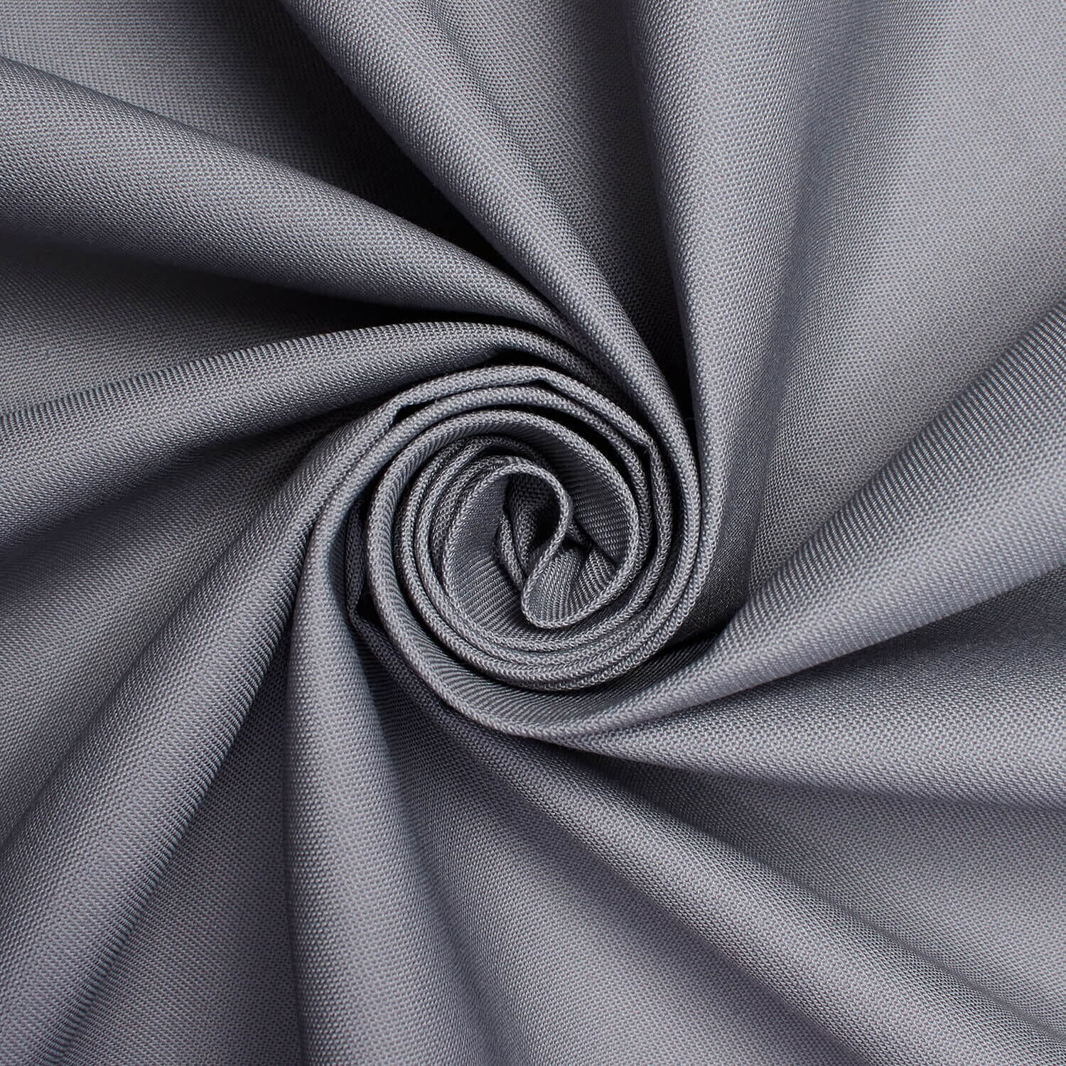 Polyester Cotton Twill 60/61 Inch Medium Weight Machine Washable Fabric For Sewing, Upholstery, Crafts, Fashion Apparel, Decor, & More - Grey, 5 Yards