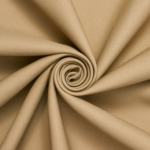 Polyester Cotton Twill 60/61 Inch Medium Weight Machine Washable Fabric For Sewing, Upholstery, Crafts, Fashion Apparel, Decor, & More - Khaki, 10 Yards