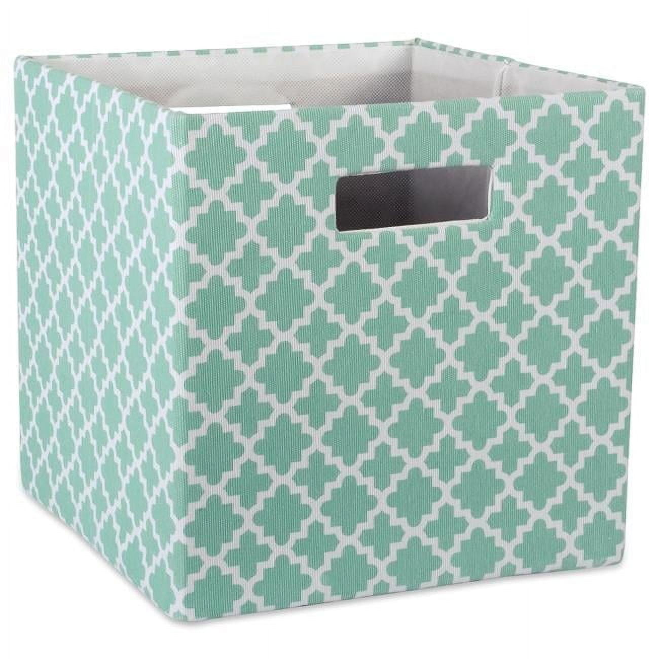 Polyester Cube Lattice Aqua Square 11X11X11 inch - Walmart.com