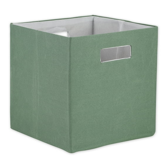 Polyester Cube Solid Artichoke Square 13x13x13