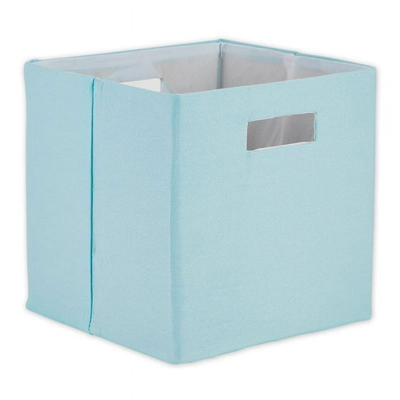 Polyester Cube Solid Robin'S Egg Blue Square Fabric 11x11x11