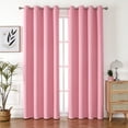 thumbnail image 1 of Polyester Curtain Panel Pair 39X51 Inch Light Blocking Insulated Window Treatments for Bedroom, 1 of 7