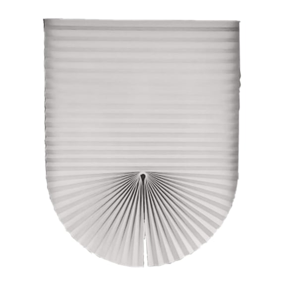 Polyester Curtain for Windows Cordless Pleated Shades Light Filtering Blinds Easy Install No Drill No Tools Required