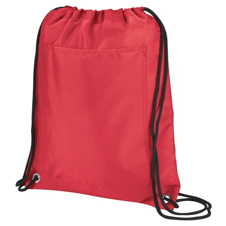Polyester Drawstring Cooler Backpack, 10 Can Capacity, 15"H, Hot/Cold Items, Sweda