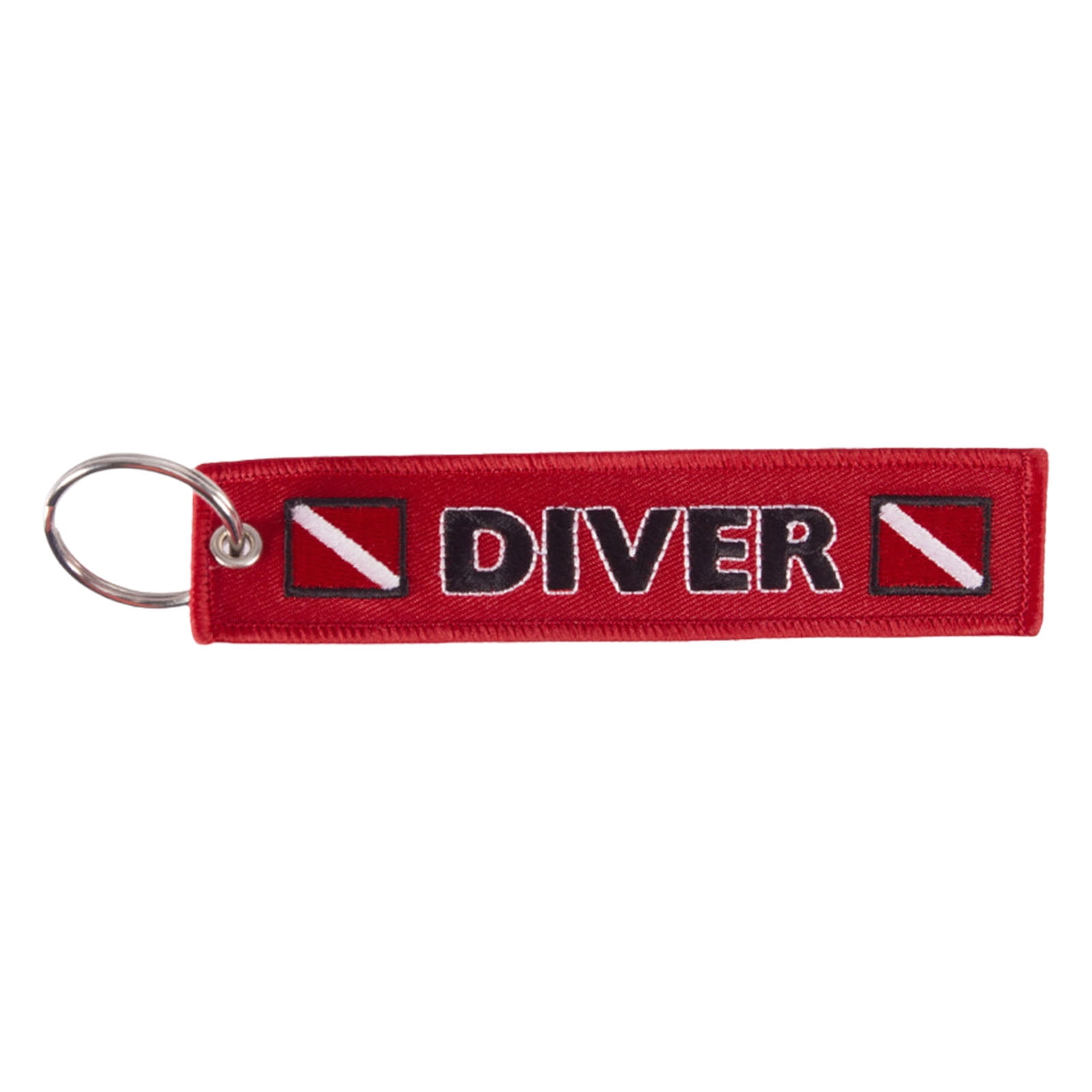 Polyester Embroidered Diver Keychain Lightweight Key Holder Accessories ...