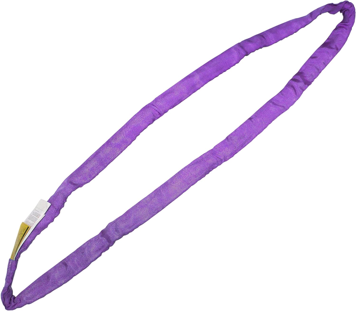 Purple Endless Round Sling 4 Ft X 12 In, 2600 Lbs Vertical, 2100 Lbs Choker, 5200 Lbs Basket Ester Compatible With Truck Trailer