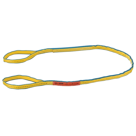 Global Industrial Sling Eye & Eye 6 Ft L x 1 In W 3200/2500/6400 Lbs Cap
