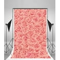 thumbnail image 1 of Polyester Fabric 5x7ft Photography Backdrop Sweet Rose Flowers Wall Girl Wedding Backdrops Children Baby Kids Portrait Shooting Video Studio Props, 1 of 3