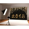 thumbnail image 1 of Polyester Fabric 7x5ft New Year Backdrop Sparkle Photo Booth Backdrop Photography Props, 1 of 3