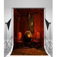 thumbnail image 1 of Polyester Fabric Corsair Backdrop 5x7ft Photography Backdrop Jolly Roger Tellurion Navigation Chairs Wooden Floor Carpet Children Baby Boy Photos Video Studio Props, 1 of 3