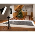 thumbnail image 1 of Polyester Fabric Interior Backdrop 7x5ft Photography Backdrop Stairway Xmas Tree Decoration Wood Floor Carpet Studio Photos Video Props Children Baby Kids Portraits, 1 of 3