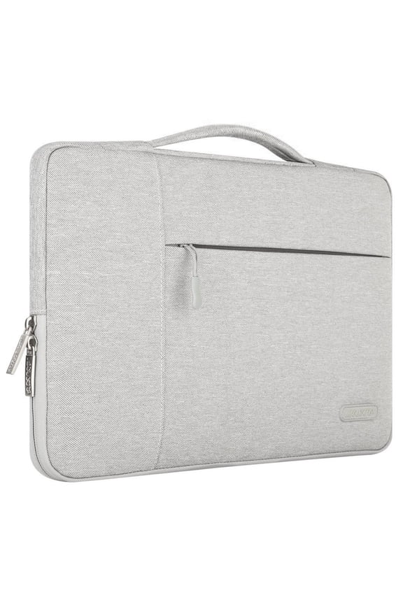 Polyester Fabric Multifunctional Sleeve Briefcase Handbag Case Cover for 13-13.3 Inch Laptop, Notebook, MacBook Air/Pro,Gray
