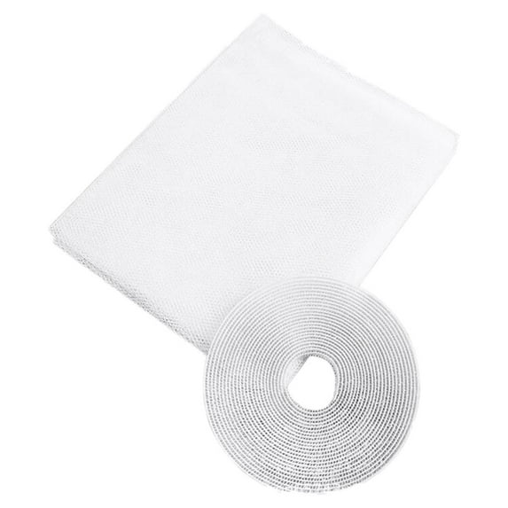 Polyester Fabric Net for Windows DIY Size, Easy to Fit and White 3x5m