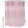 thumbnail image 1 of Polyester Fabric Pink Shower Curtain, Modern Abstract Art Ombre Striped Waterproof Bathtub Curtain Bathroom Decor Set with Hooks 72 x 84 Inches, 1 of 6