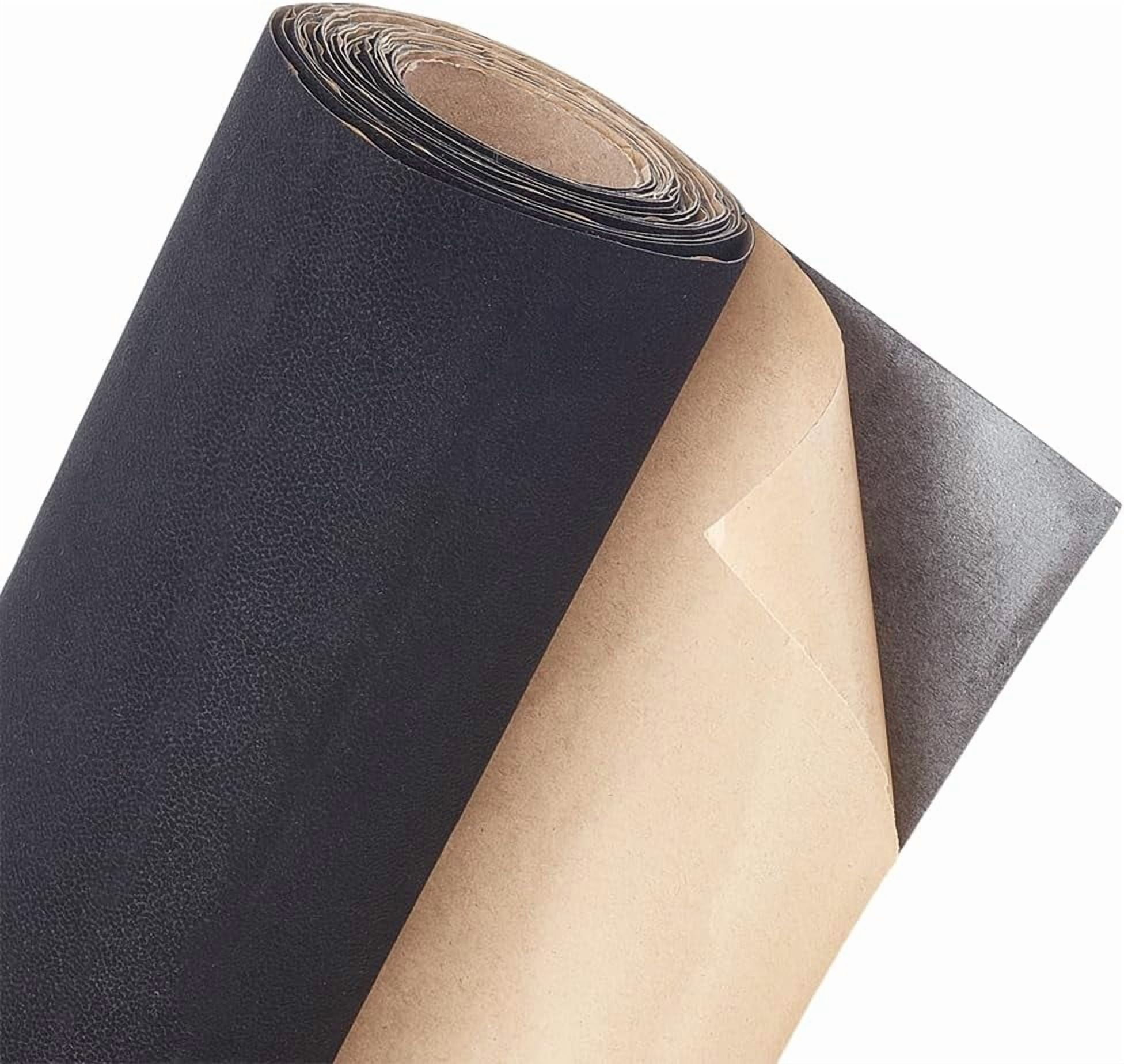 Polyester Fabric Self-adhesive Fabric Black 360x0.5mm about 4m/roll