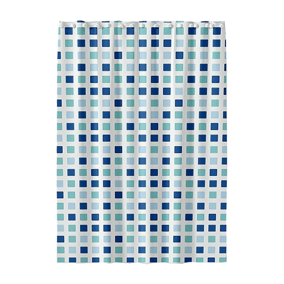 Polyester Fabric Shower Curtain Soft Cloth, Hotel Quality Machine Washable for Bath Tub, 120x180cm