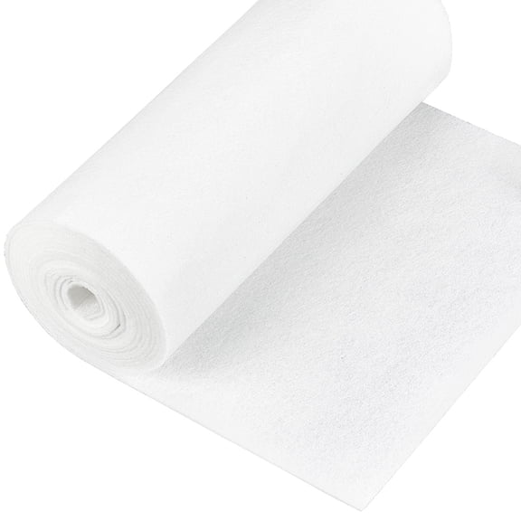 Polyester Felt Fabric DIY Crafts White 300x24x0.2cm diy