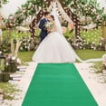thumbnail image 1 of Polyester Fiber Green Carpet Aisle Runner for Wedding Ceremony 3×33ft, 1 of 19