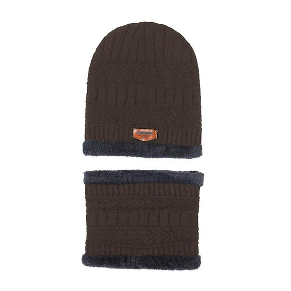 Polyester Fiber Beanie with Fleece Lining - Cold Weather Protection, Soft and Comfortable, Fits Neck Circumference 19-22cm, Hat Size 56-58cm