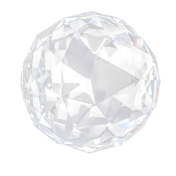 Polyester Fiber Fill Glittering High Temperature Sphere for Home Hotel Decor Fittings, Clear Glass, Hardware Glass, Use for Water Tap