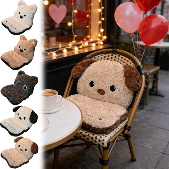 Polyester Fiber Seat Cushion 1 pc Car Seat Cushion Winter Interior Thick Backrest Integrated Polyester Fiber Cushion for Home and Car Comfort 18.89x3.14x27.95" JASKFLY