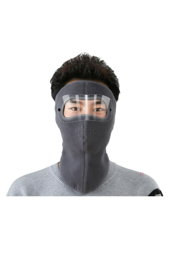 Polyester Fiber Winter Motorcycle Face Mask: Warm, Anti-dust, Windproof with Goggles for Full Face Protection