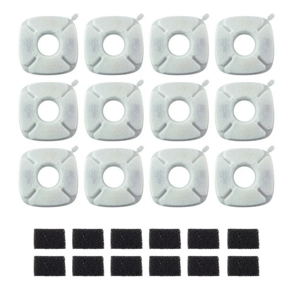 Plertrvy Clearance Water Filters Compatible With 95Oz/2.8L Pack Of 12 12 Pet Water Fountain Filters(Black@1137)