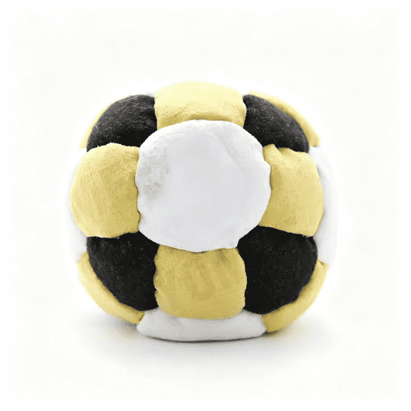 Polyester Footbag Hacky Sack Ball for Outdoor Coordination Training, Soft Non Bouncing Juggling Ball with Reinforced Stitching, Beginner Friendly Freestyle Practice Gift
