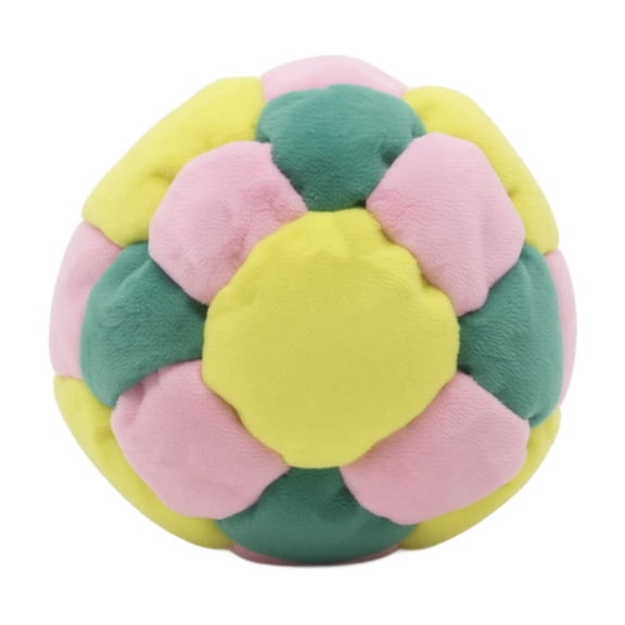 Polyester Footbag Hacky Sack Ball for Outdoor Coordination Training, Soft Non Bouncing Juggling Ball with Reinforced Stitching, Beginner Friendly Freestyle Practice Gift