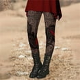 thumbnail image 1 of Polyester Full-Length Floral Cargo Pants for Women Ethnic Women's Autumn And Winter Leggings Artistic Splash Printed Soft Stretchy M, 1 of 3