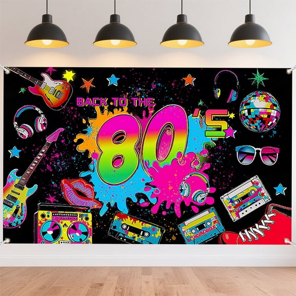 Polyester Hanging Banner Sign Rectangle Party Decoration Supplies Celebration Backdrop Number 1100x1800mm DIY