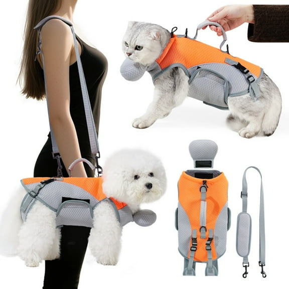 Polyester Hiking Dog Pack Multifunctional Pet Backpack for Small Dogs Cats Outdoor Walking Convenient Travel Carrier