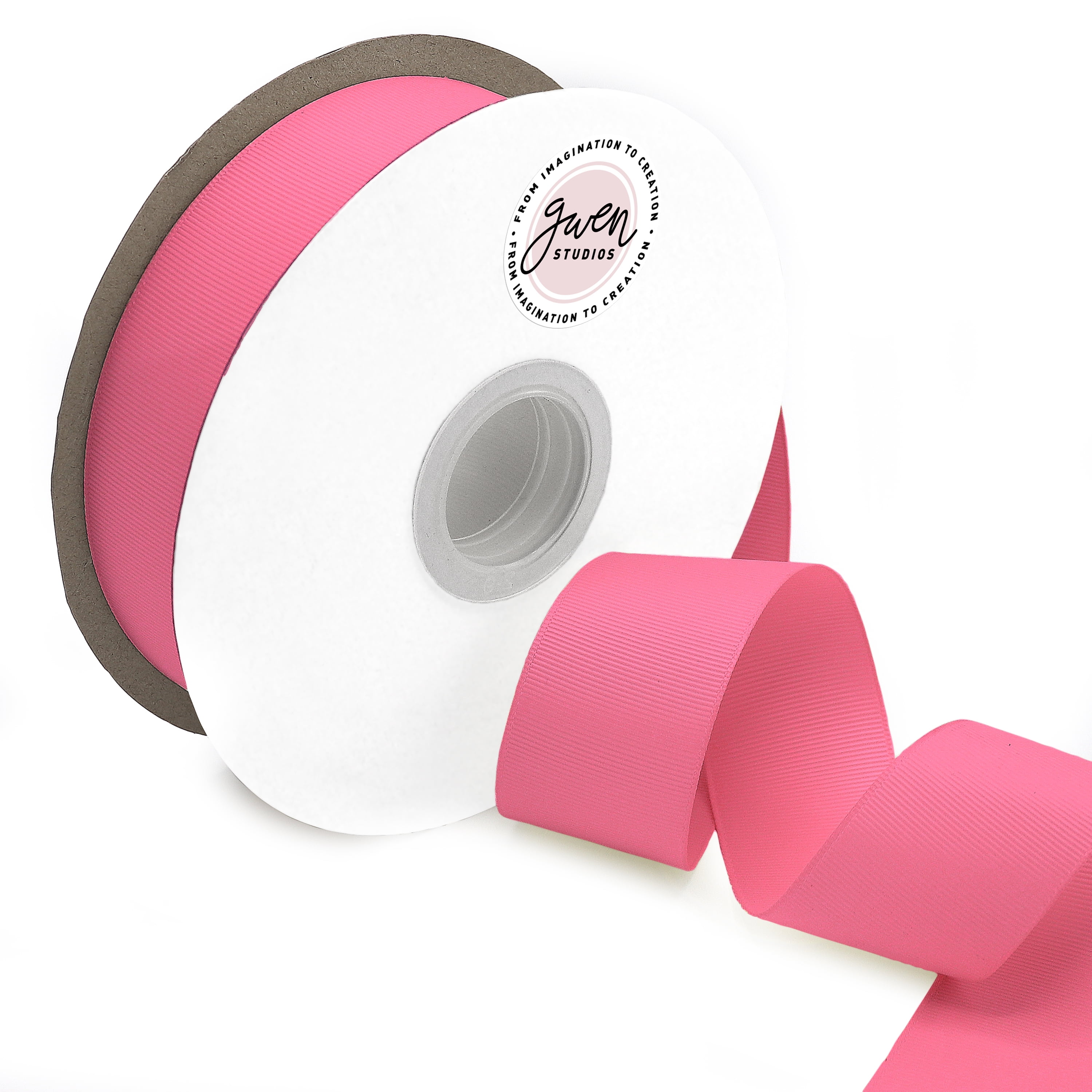 Polyester Hot Pink Grosgrain Ribbon, 150' x 1.5