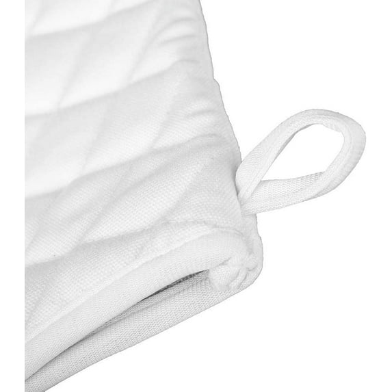 Polyester Insulation Kitchen Oven Mitts Potholder Apron 3Pcs Set White Flamingos Watercolor Splashes Non Slip Heat Resistant Gloves for Baking Cooking BBQ