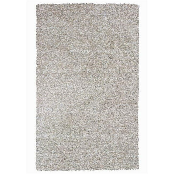 Polyester Ivory Heather Area Rug