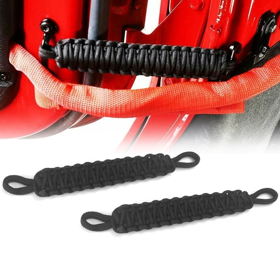 Polyester Jeep Limiting Straps Belt with Multiple Cross Wave for 76-21 Jeep Wrangler Models 2PCS