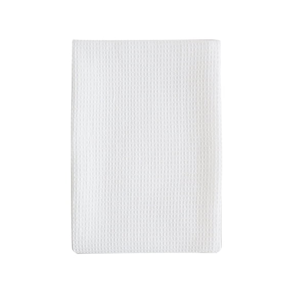 Polyester Kitchen Towels,Waffle Weave Kitchen Dish Cloth,Ultra Soft Absorbent Quick Drying Dish Towels,Reusable Cleaning Rag for Kitchen,Bathroom,17.71x25.59 inch (White)