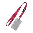 thumbnail image 1 of Polyester Lanyard with ID Card Holder, Adjustable Breakaway Neck Strap for ID Badges, 1 of 6