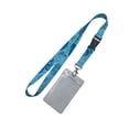 thumbnail image 1 of Polyester Lanyard with ID Card Holder, Adjustable Breakaway Neck Strap for ID Badges, 1 of 6