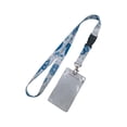 thumbnail image 1 of Polyester Lanyard with ID Card Holder, Adjustable Breakaway Neck Strap for ID Badges, 1 of 6
