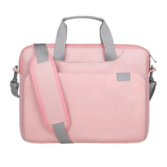 Polyester Laptop Sleeve Shoulder Bag Water-Resistant Protective Bag Business Briefcases for 14 15.6 17.3" Notebook