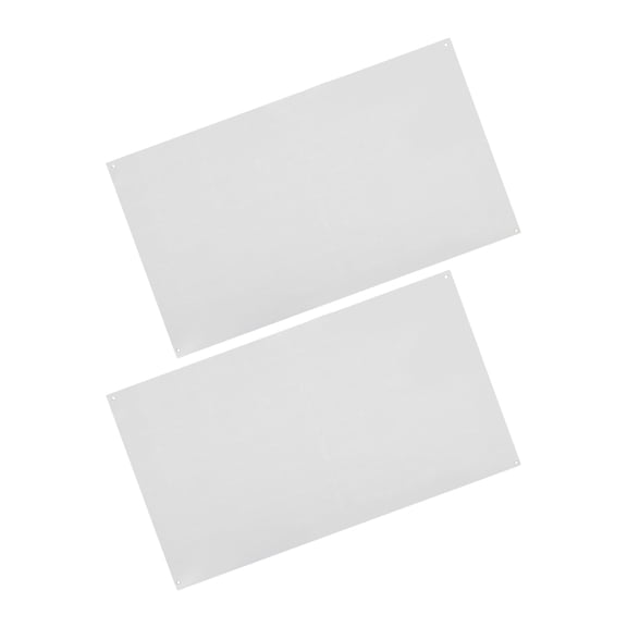 Polyester Lawn Flags 2 Pcs Blank Christmas Decorations Banner Chirtmas Chriatmas Personalized Garden Yard White