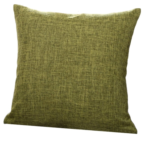 Polyester/Linen Blend Cushion throw Pillow(With Insert)(Double Sided)