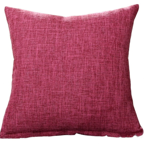 Polyester/Linen Blend Cushion throw Pillow(With Insert)(Double Sided)