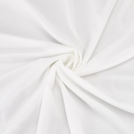 Polyester Lining Fabrics DIY Cloth Craft Making Supplies White 1500x0.3mm 2m/pc