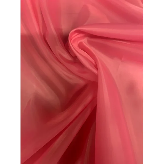 Burlap Fabrics Polyester Lining Hot Pink - 60 Inch Wide Habotai Fabric Sold by the Yard